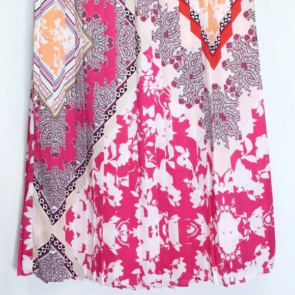 Chico's Long Maxi Skirt Long Skirt sz 0 Small Women Colorful Spring print - Picture 4 of 9